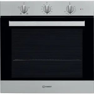 Indesit IFW 6330 IX UK Built-In 66L Electric Oven - Black, Stainless Steel