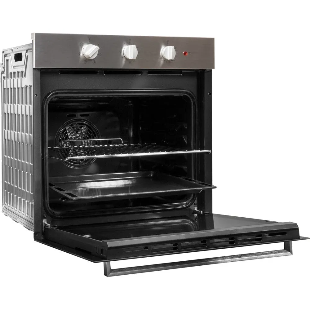 Indesit IFW 6330 IX UK Built-In 66L Electric Oven - Black, Stainless Steel