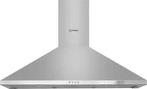 Indesit IHPC 9.5 LM X Wall-mounted Cooker Hood - 603m³/h, Stainless Steel