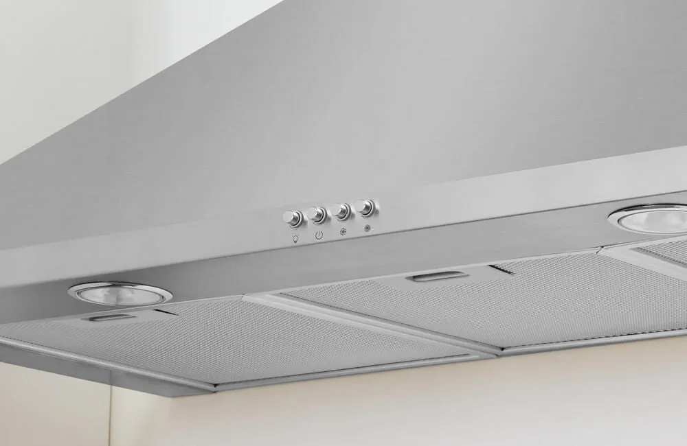 Indesit IHPC 9.5 LM X Wall-mounted Cooker Hood - 603m³/h, Stainless Steel