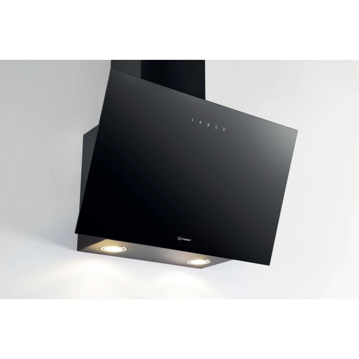 Indesit IHVP 62F LT K Built-in Cooker Hood - 495m³/h, Black
