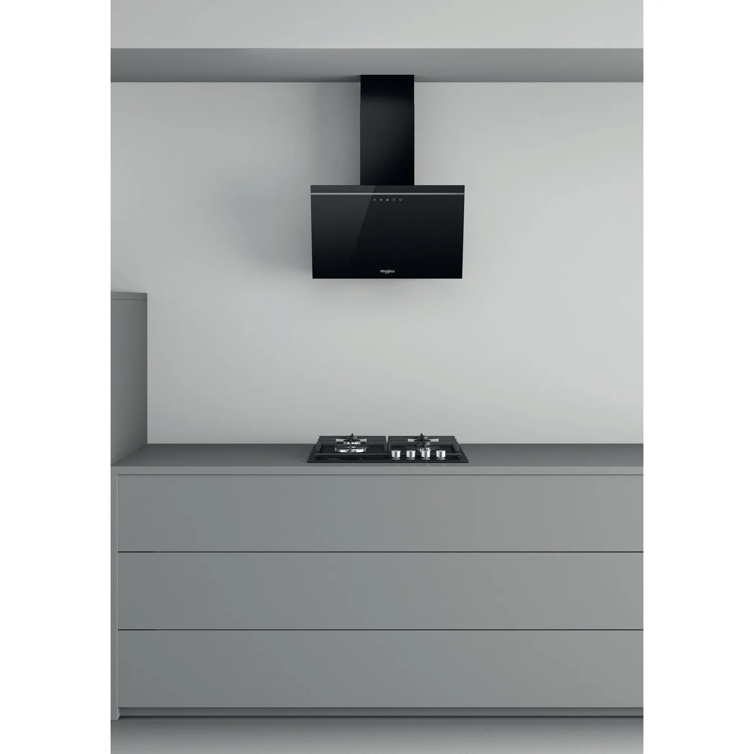 Indesit IHVP 62F LT K Built-in Cooker Hood - 495m³/h, Black