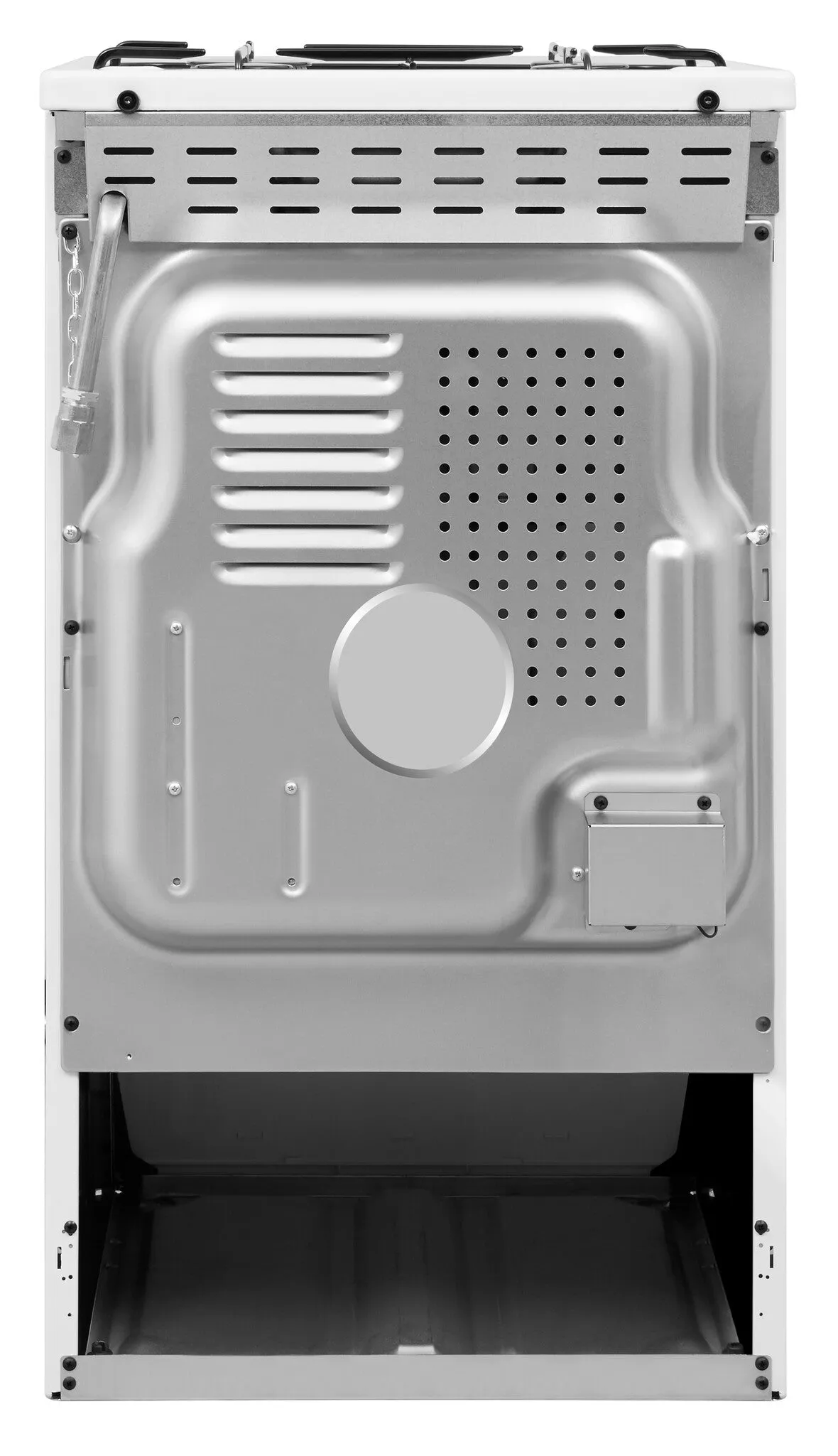 Indesit IS5G1KMW/U Freestanding Gas Cooker - Black, White