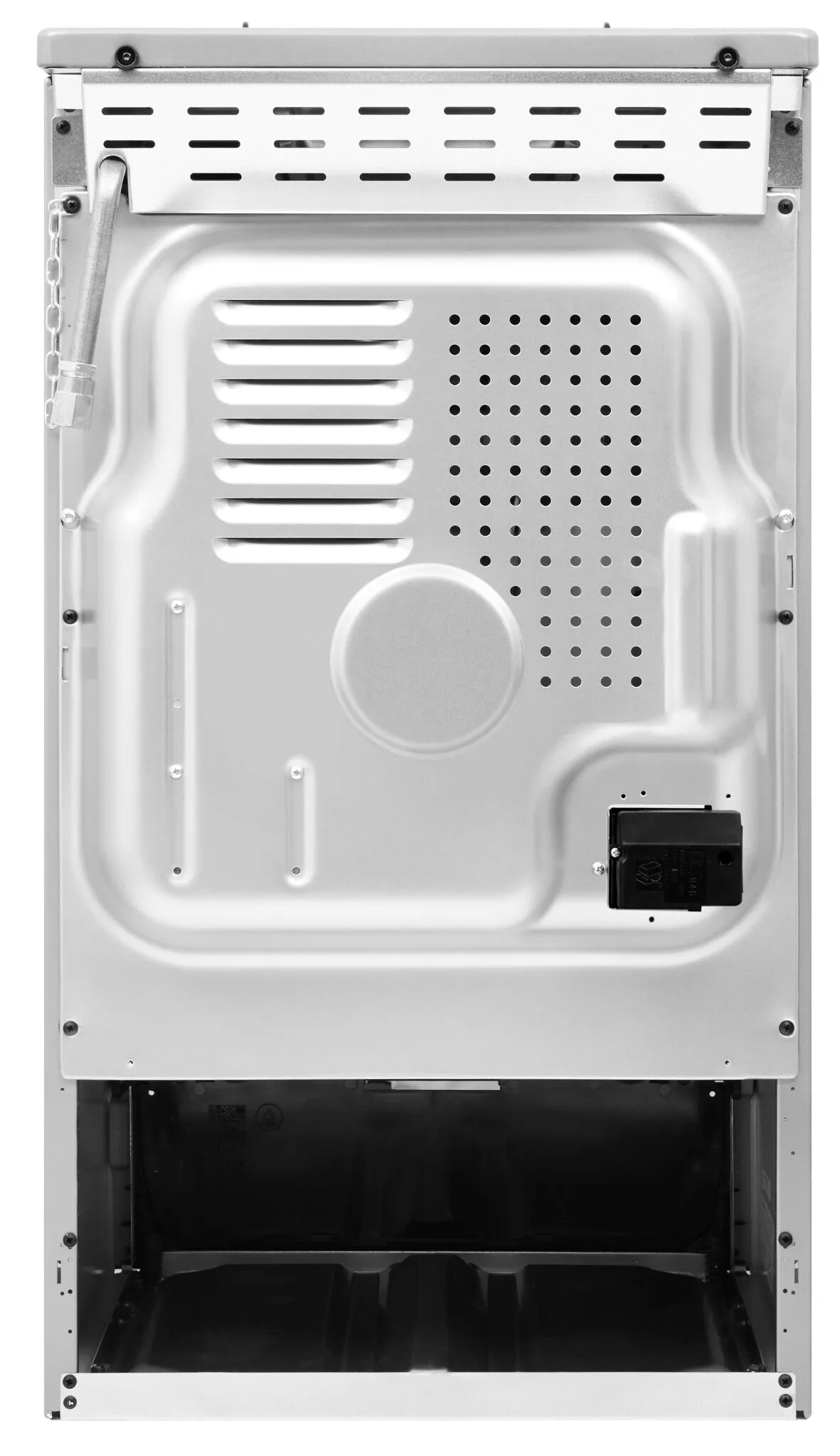Indesit IS5G4PHSS/UK Freestanding Cooker - Electric, Gas, Black, Stainless Steel