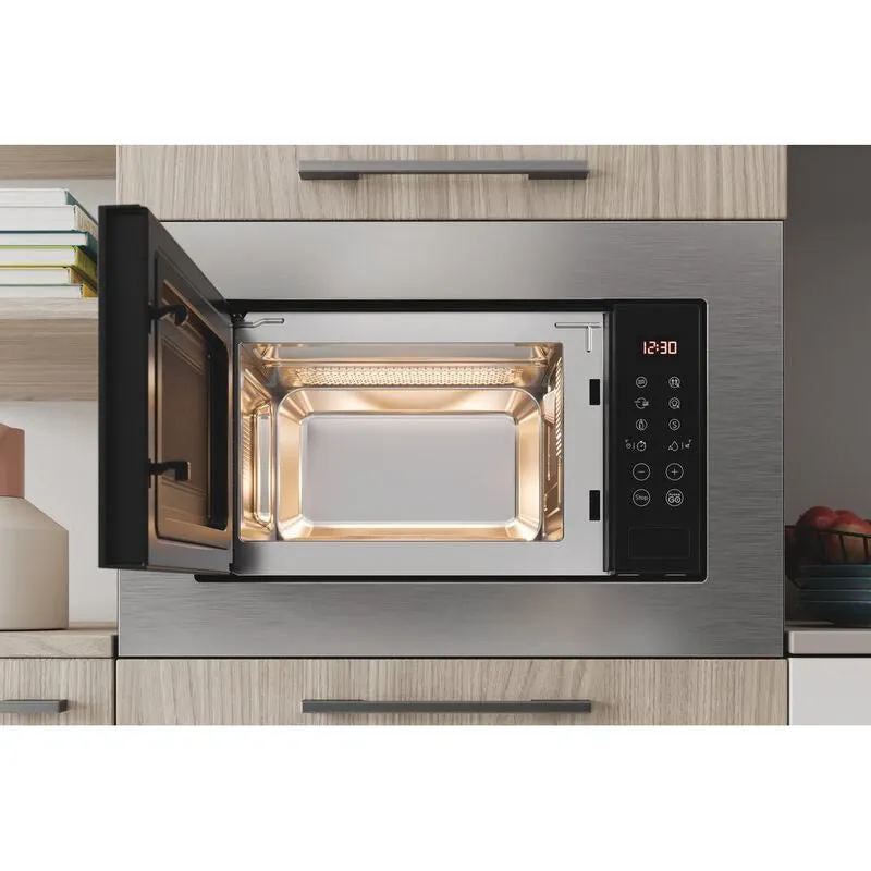 Indesit MWI 120 GX UK Built-in 20L Combination Microwave - 800W, Stainless Steel