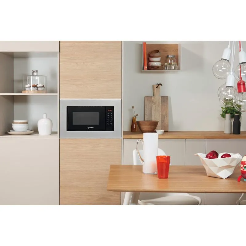 Indesit MWI 120 GX UK Built-in 20L Combination Microwave - 800W, Stainless Steel