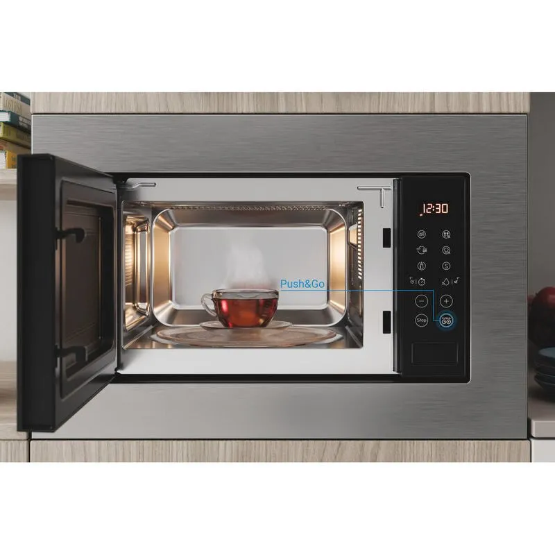 Indesit MWI 120 GX UK Built-in 20L Combination Microwave - 800W, Stainless Steel