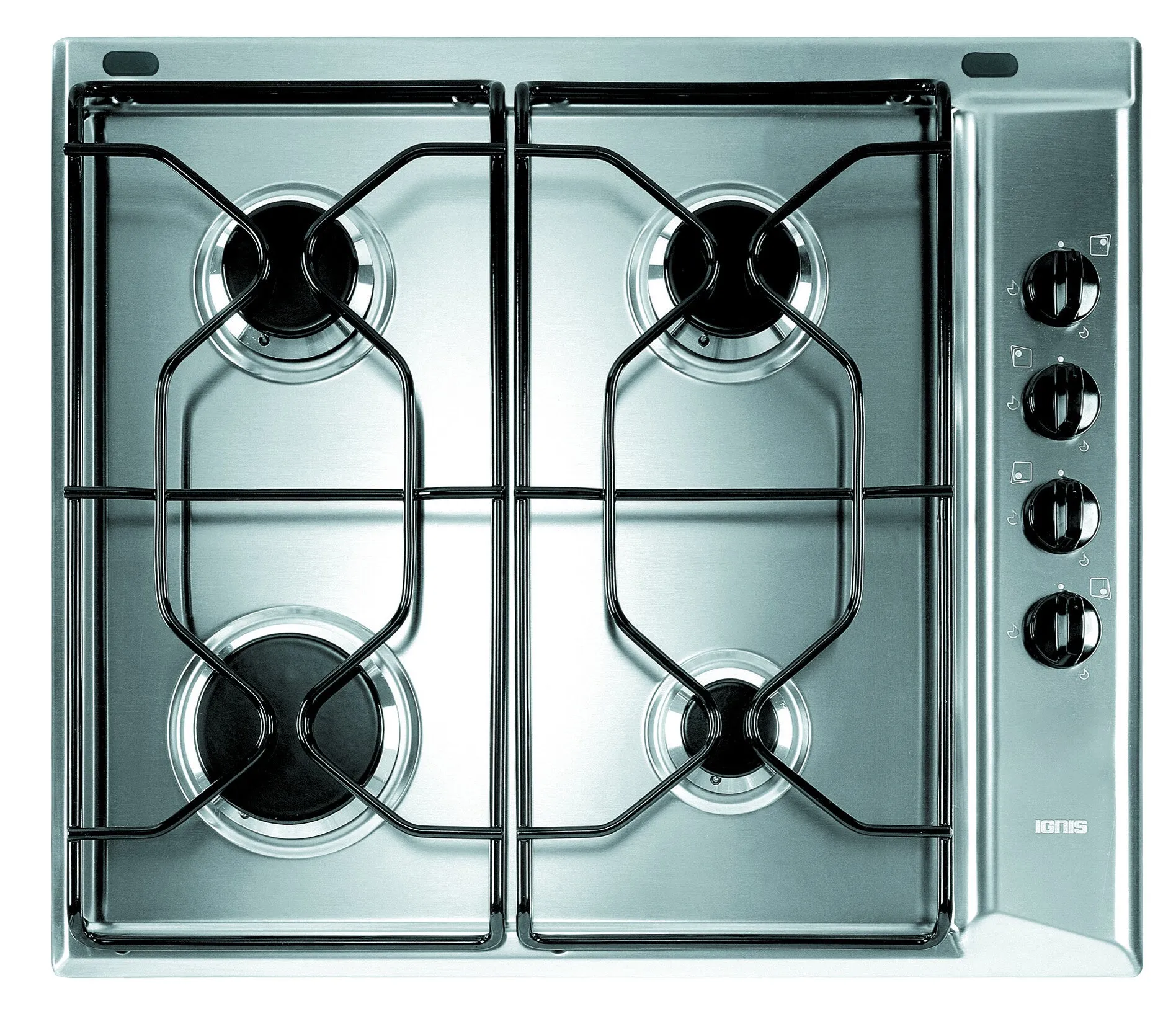 Indesit PAA 642 IX/I WE1 Built-in 58cm Gas Hob - 4 Zones, Stainless Steel