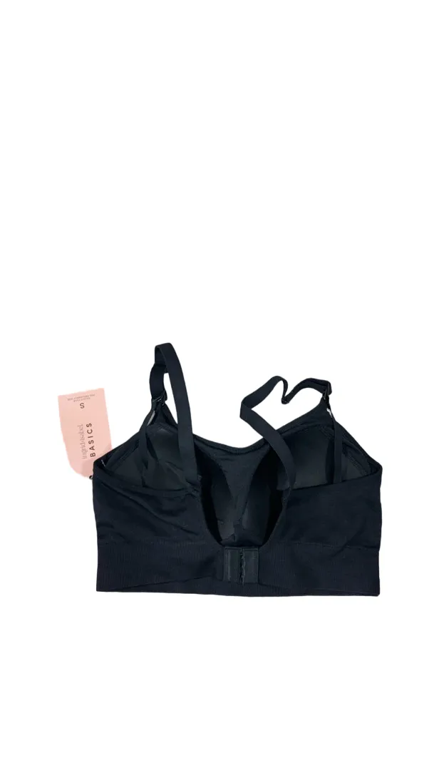 Ingrid & Isabel Drop Cup Nursing Bra, Black, Small