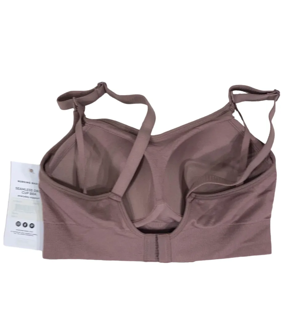 Ingrid & Isabel Drop Cup Nursing Bra, Small, Mauve