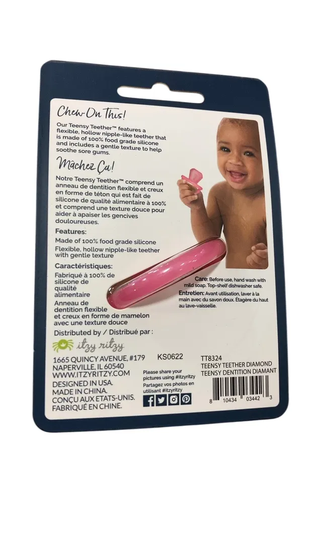Itzy Ritzy Teensy Teether, Diamond