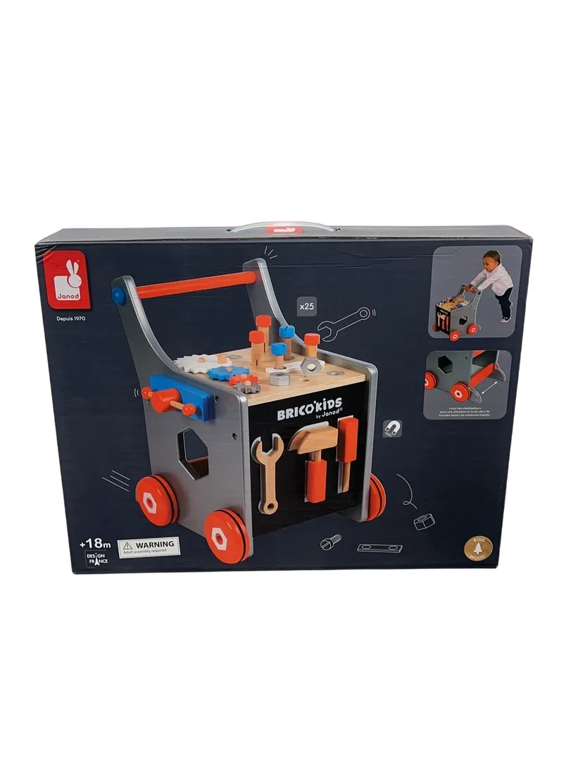 Janod Brico Kids Magnetic DIY Trolley