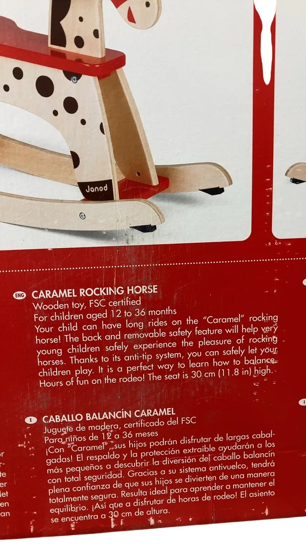 Janod Caramel Rocking Horse