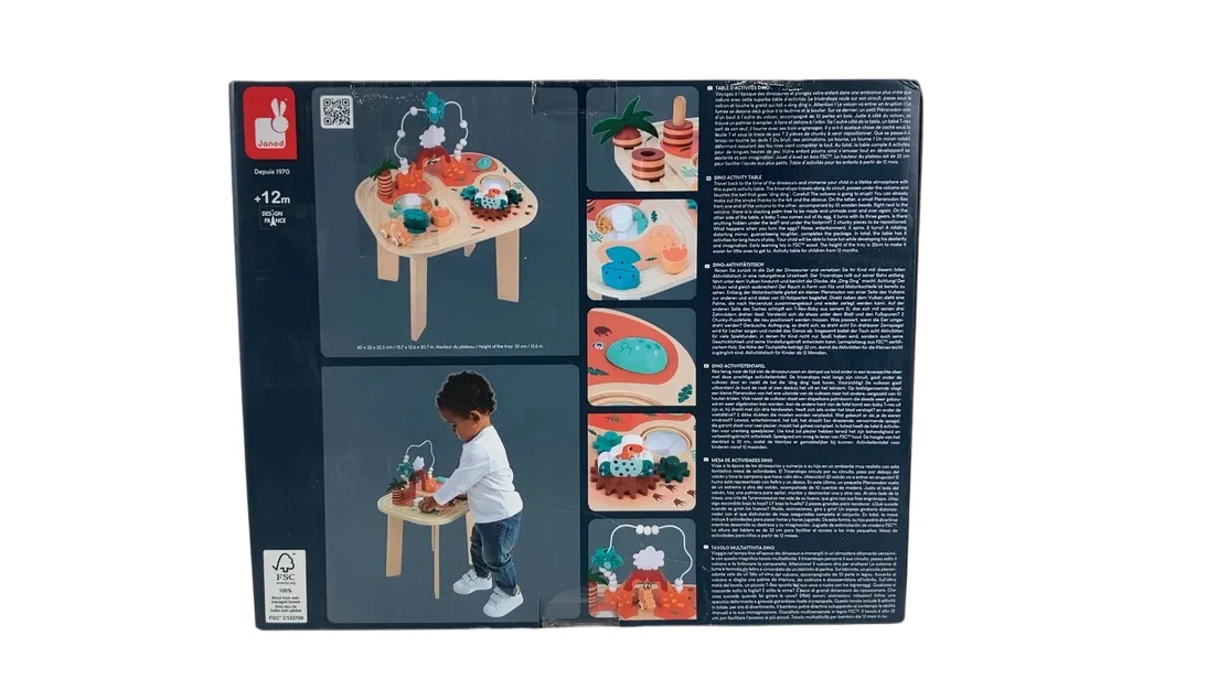 Janod Dinosaur Activity Table, J05825