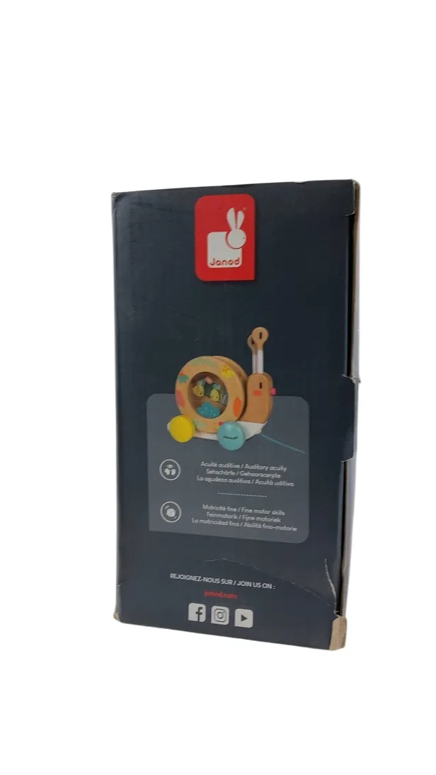 Janod Wooden Pull-Along Snail