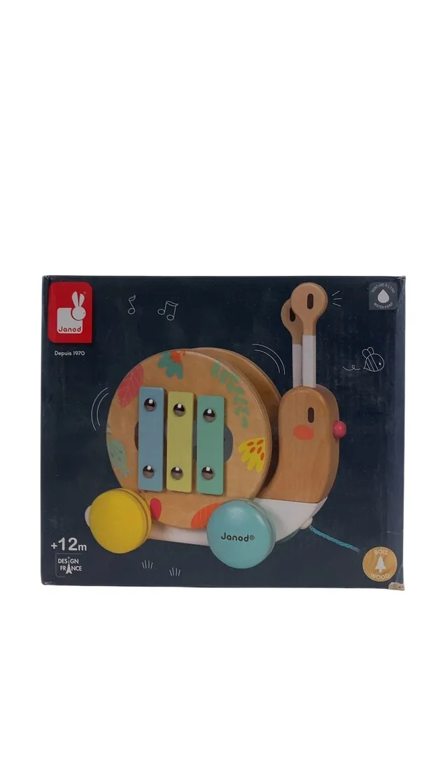 Janod Wooden Pull-Along Snail