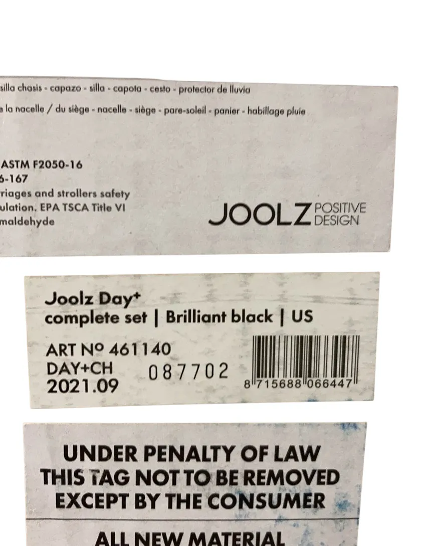 Joolz Day  Stroller, 2021, Brilliant Black