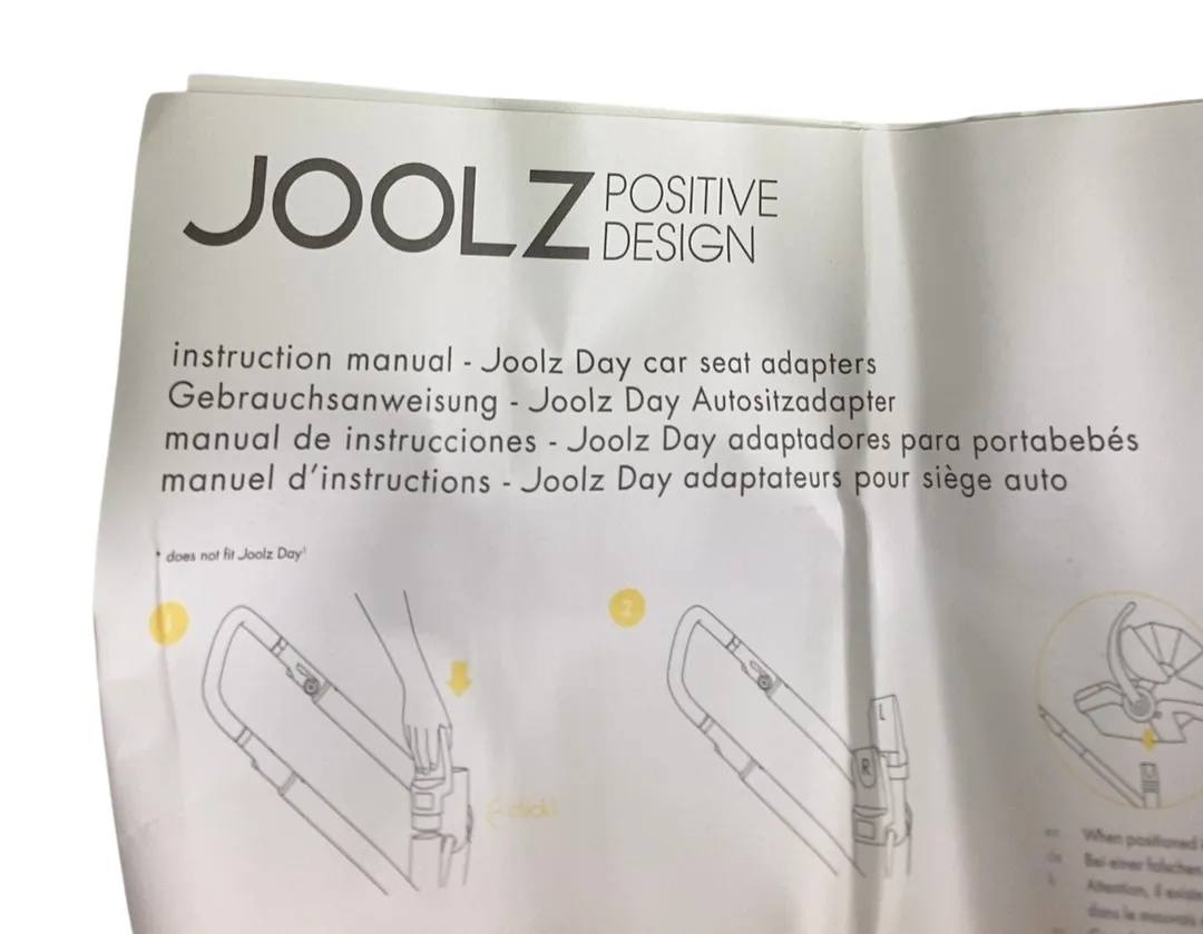 Joolz Day2/3 Car Seat Adapters