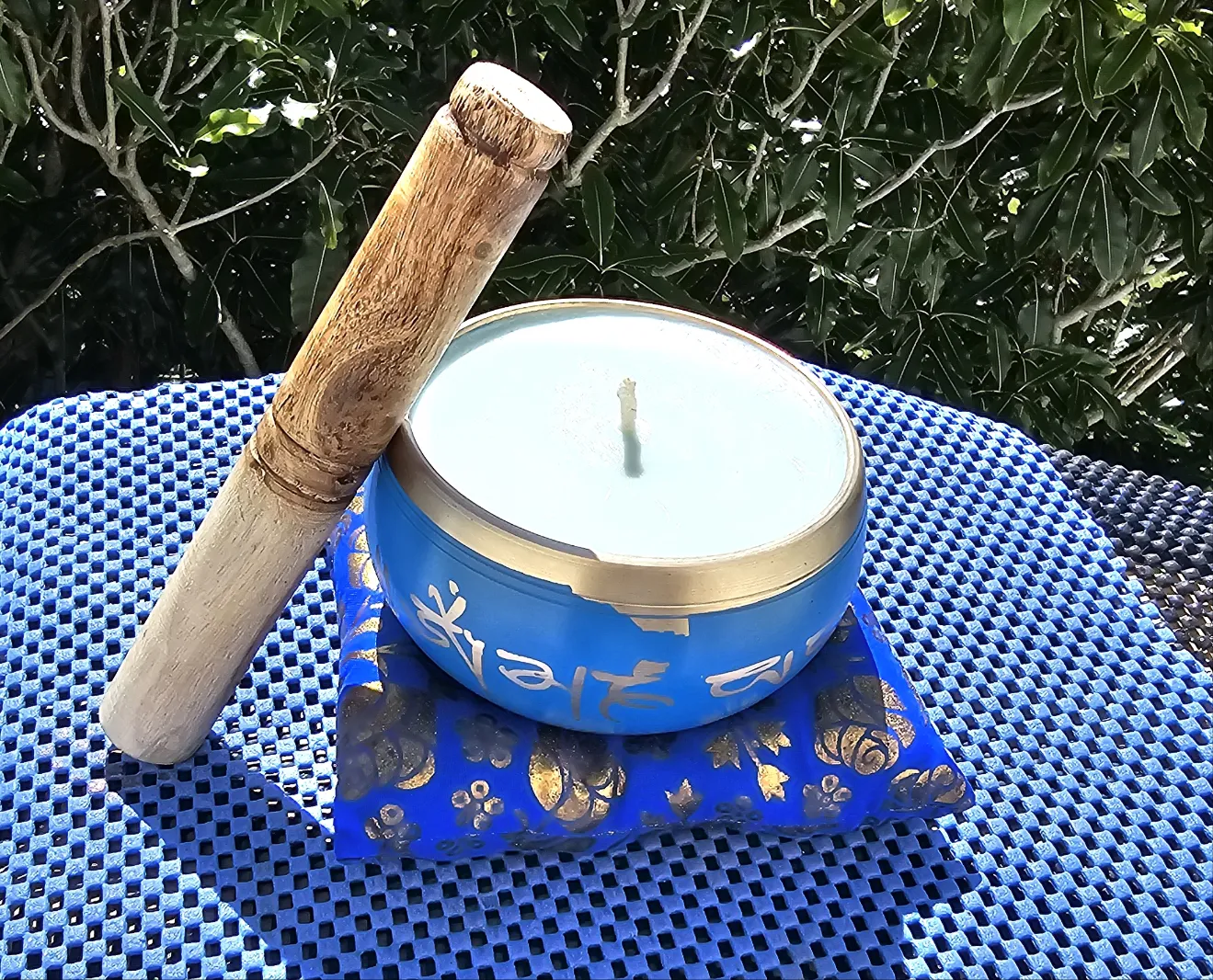 KARMA COPPER SINGING BOWL CANDLE