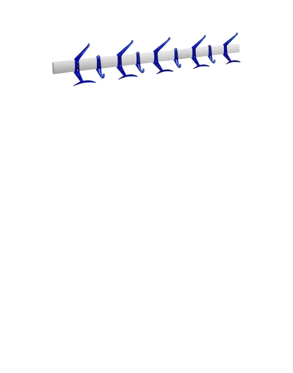 Kartell Hanger Wall 90 Cm, Cobalt Blue
