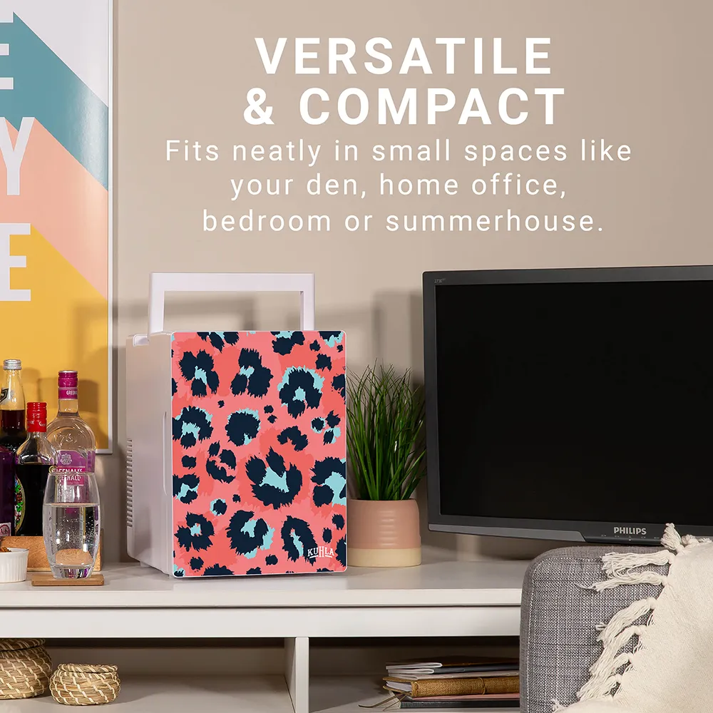 Kuhla K8CLR1001B-1031 Pink Leopard 8L Mini Cooler