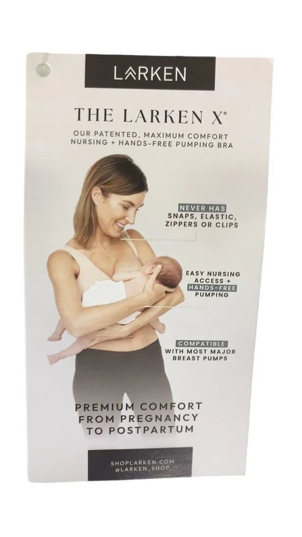 Larken The Larken X Nursing Bra, Large, Marine