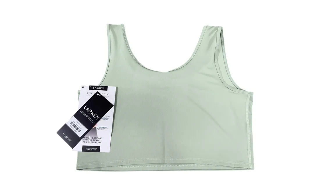 Larken The Larken X Nursing Bra, Sage, XLarge