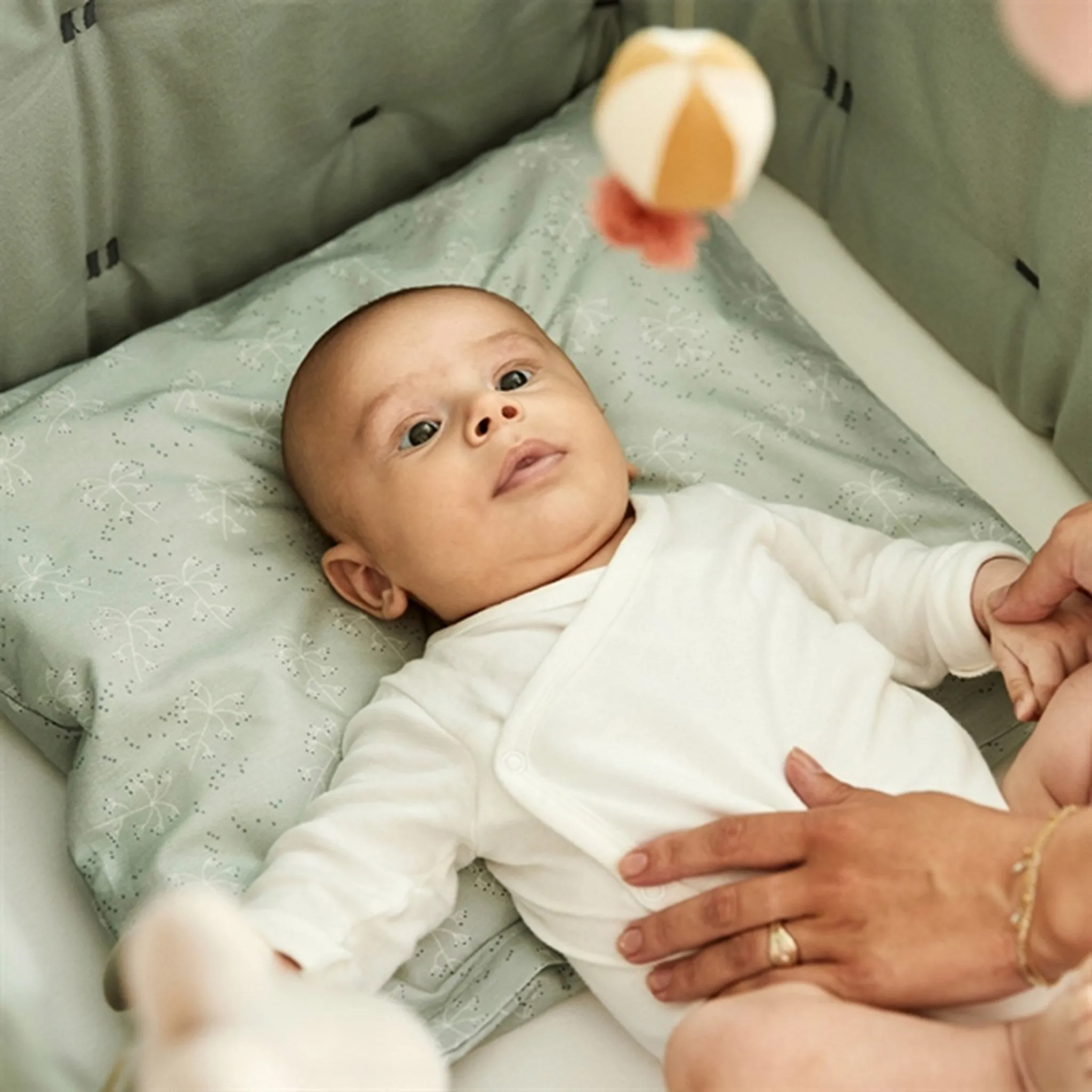 Leander Bed Bumper for Linea™/Luna™ Babyseng Sage Green