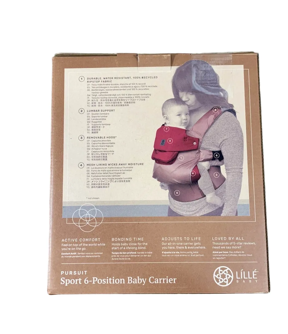 Lillebaby Pursuit Sport Baby Carrier, Fire