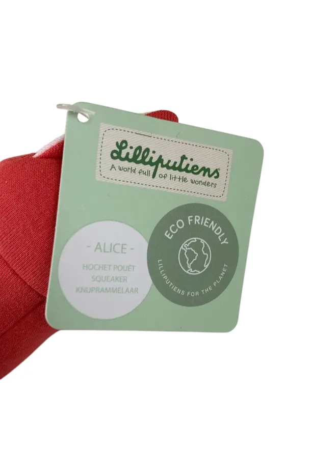 Lilliputiens Eco Friendly Plush Squeaker, Alice