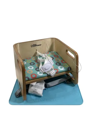 Little Partners 3-in-1 Learning Booster Seat and Step Stool, Natural