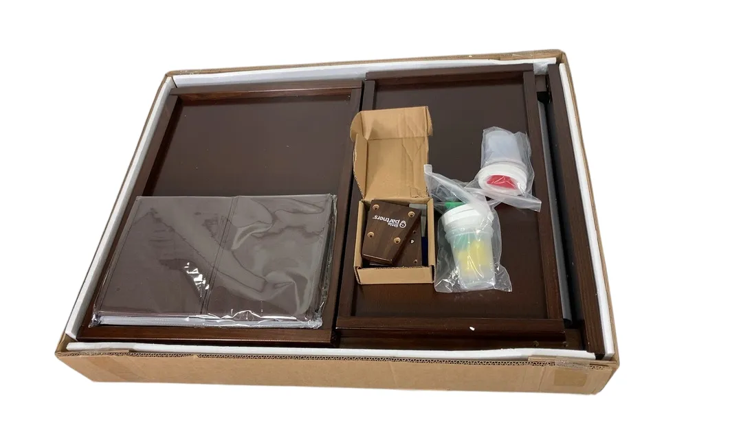 Little Partners Deluxe Learn 'N Play Art Center Easel, Espresso
