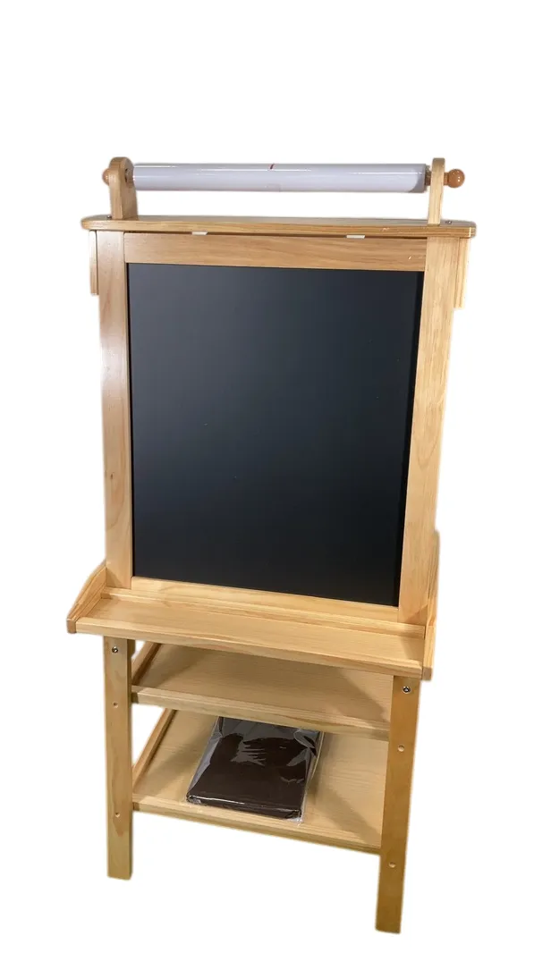 Little Partners Deluxe Learn 'N Play Art Center Easel, Natural