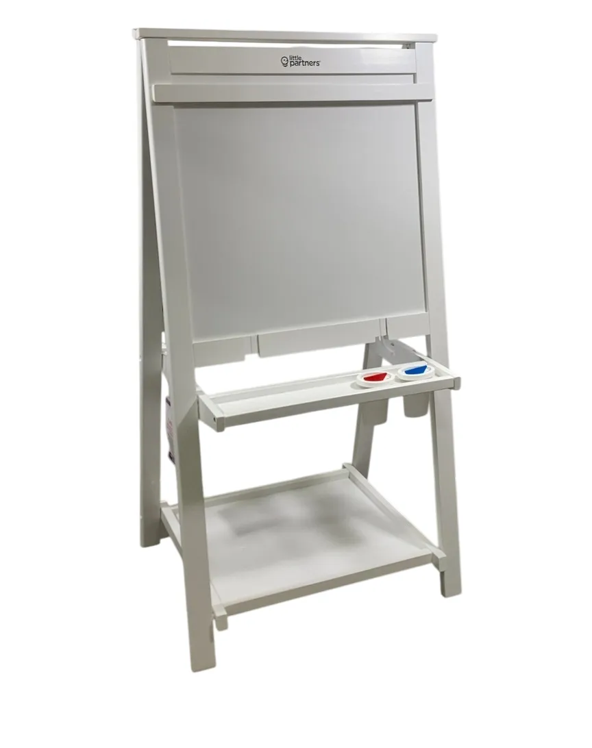 Little Partners Folding Artist EZ Easel, Soft White
