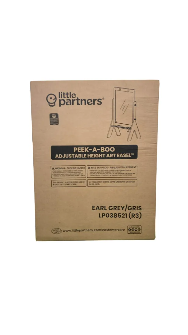 Little Partners Peek-A-Boo Art Easel, Earl Grey