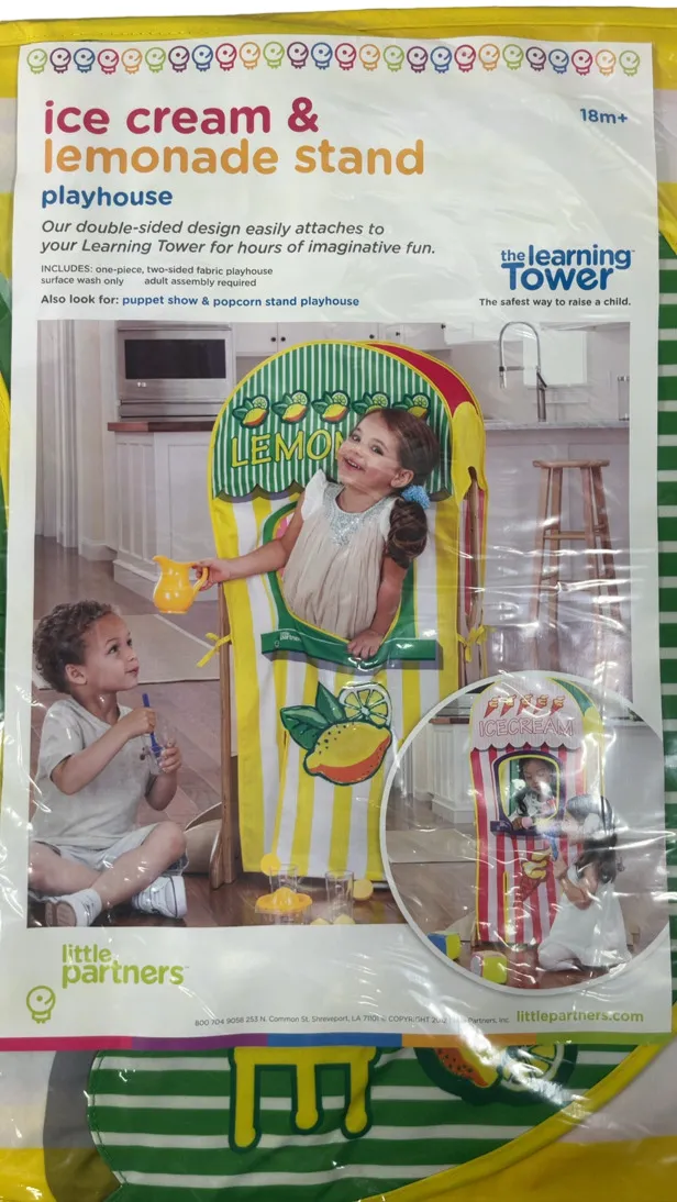 Little Partners Playhouse Kit: Lemonade and Ice Cream Stand