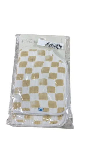 Little Unicorn Cotton Muslin Burp Cloth 2 Pack, Adobe Checker