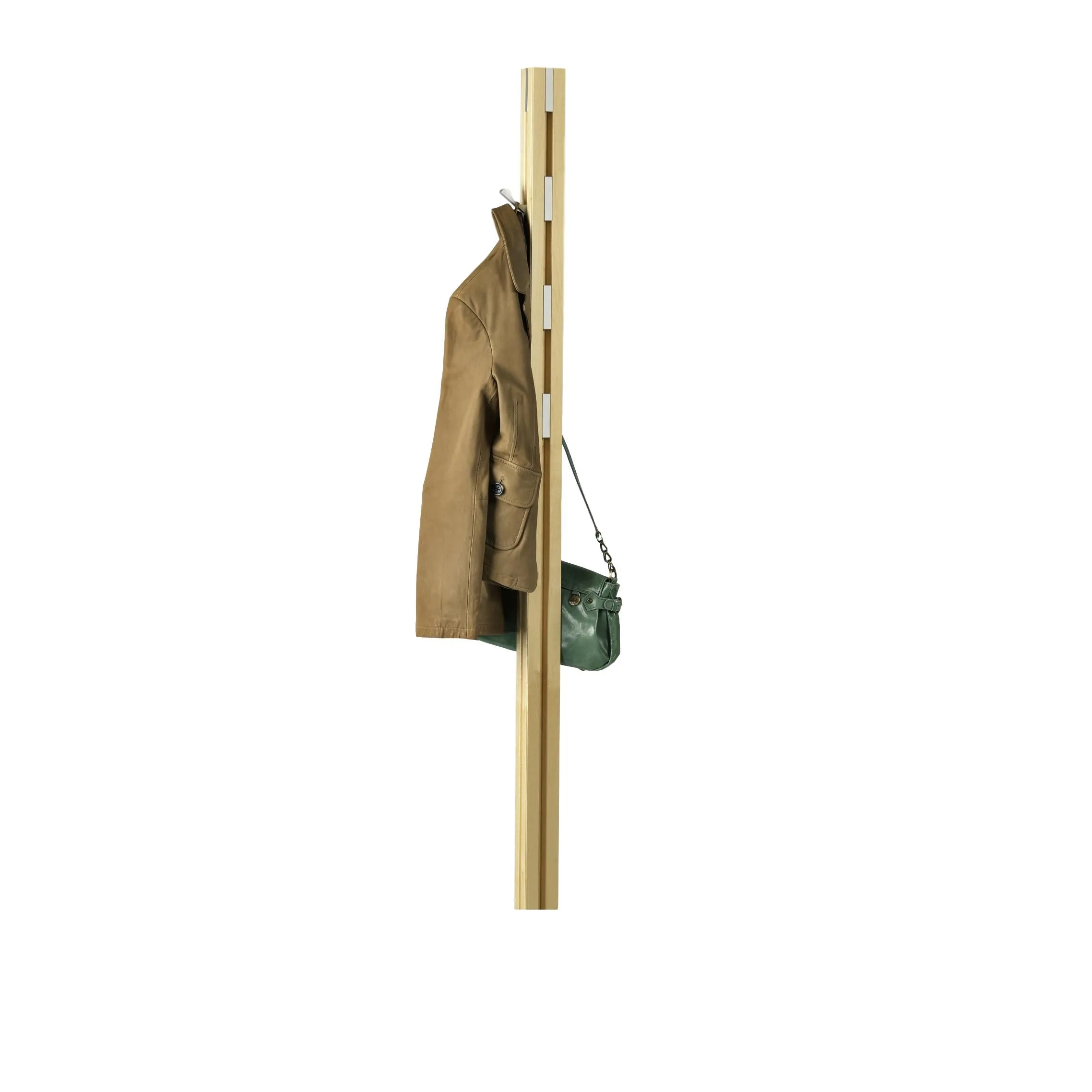 Loca Knax Coat Stand, Gray Hooks White