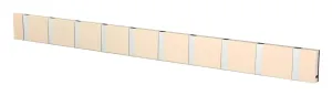 Loca Knax Horizontal Coat Rack 10 Hooks, Desert/Grey