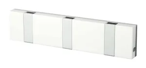 Loca Knax Lite Horizontal Coat Rack 3 Hooks, Corian White/Grey