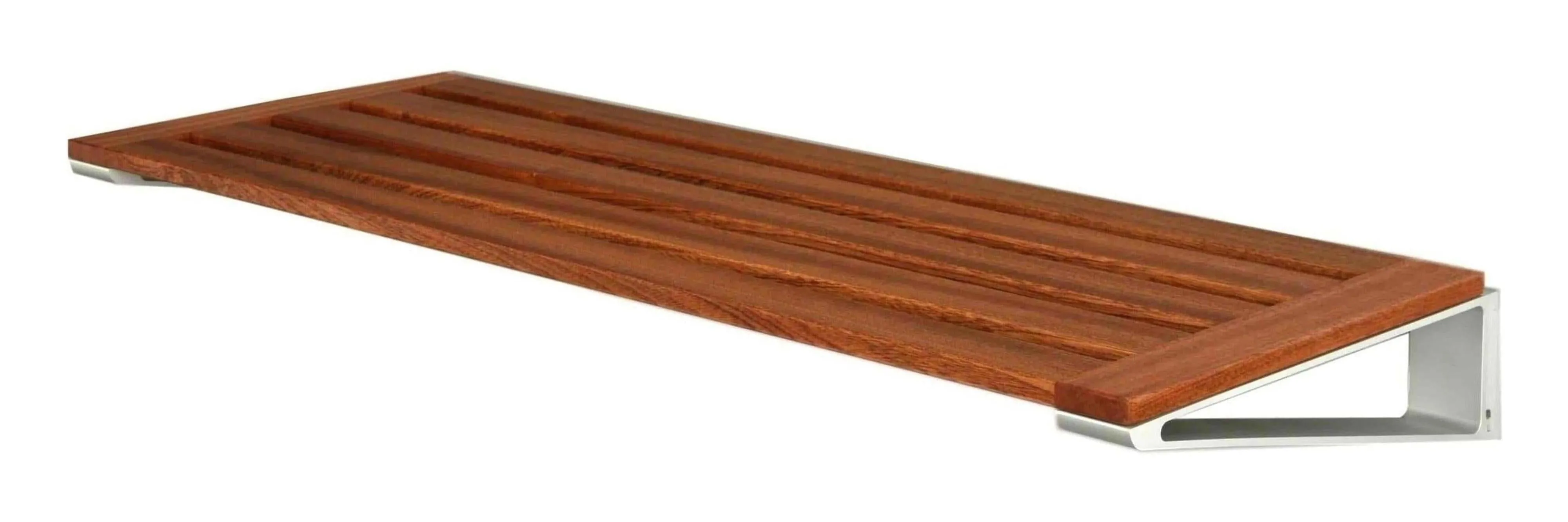 Loca Knax Shoe Rack 60 Cm, Mahogany/Aluminium