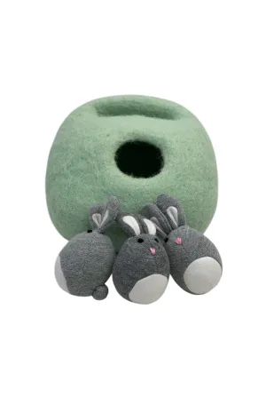 Lovevery Bunnies In A Felt Burrow