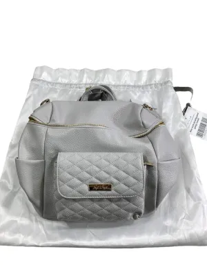 Luli Bebe Monaco Diaper Bag Large, Stone Grey