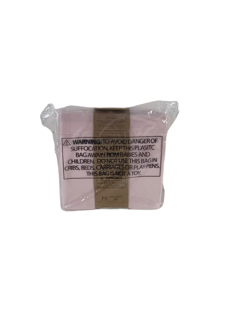 Malabar Baby Fitted Crib Sheet, Rose Pink