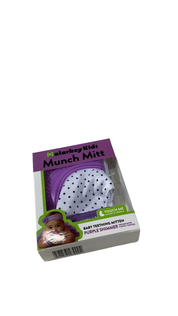 Malarkey Kids Munch Mitt, Purple Shimmer