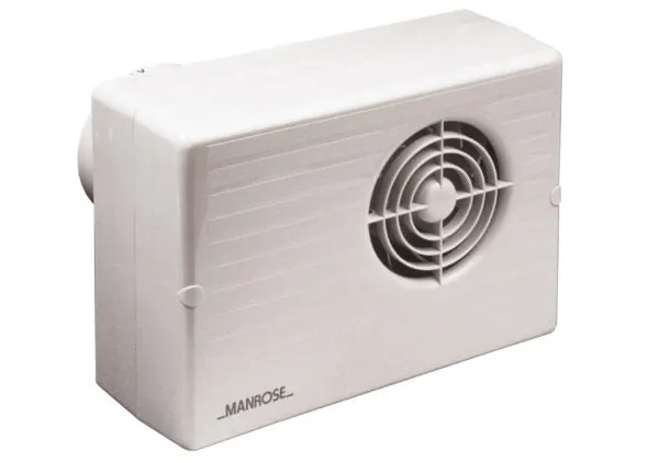 Manrose CF200PIR High Pressure Centrifugal Bathroom Fan PIR 100mm