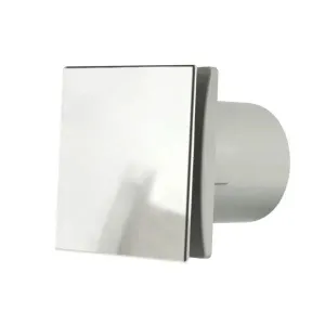 Manrose DECO100TC 4'' RT Deco Fan with Timer Chrome