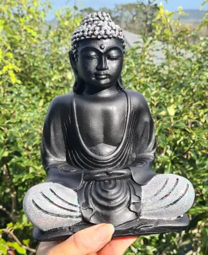MATT BLACK/GLITTER BUDDHA