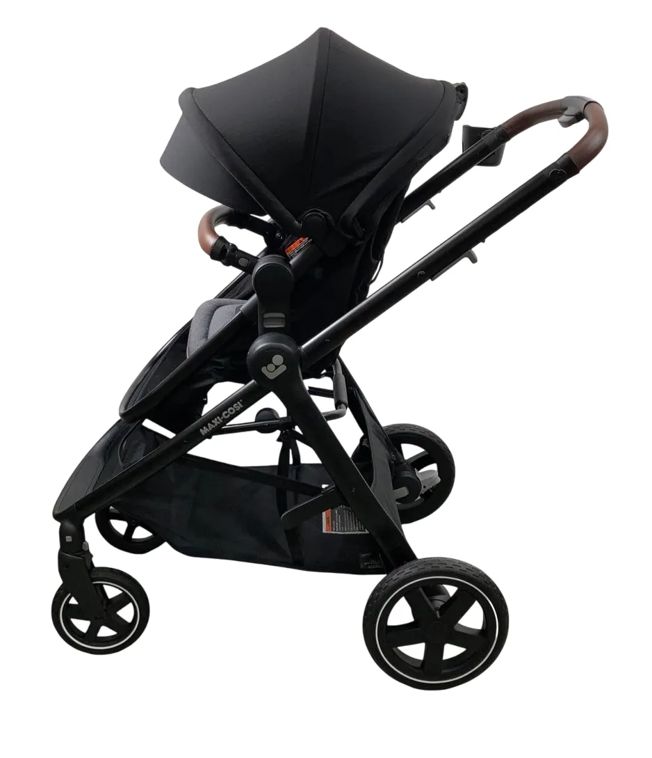 Maxi-Cosi Zelia2 Luxe Travel System, 2023, New Hope Black