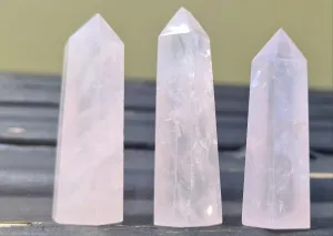 MINI ROSE QUARTZ POINTS